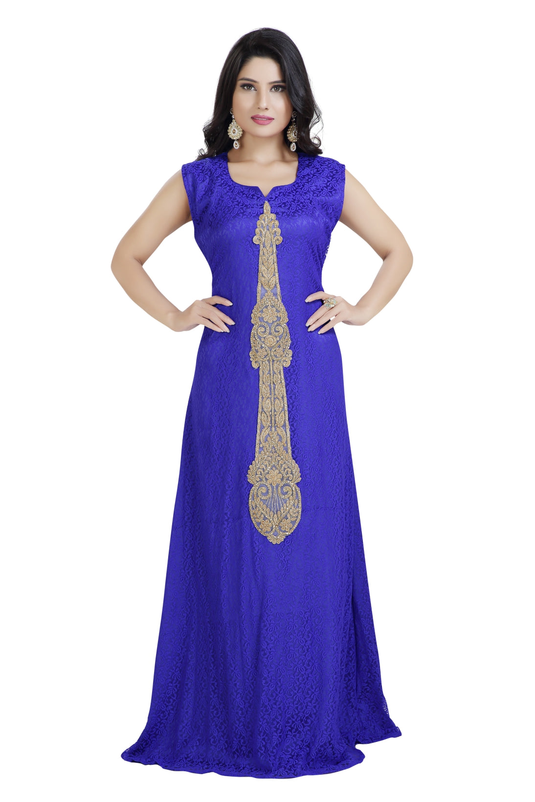 Royal Blue Satin Lace Purple Dresses For Weddings With High Neckline,  Crystals, And Applique Colorful Ball Gown Bridal G From Saruidress, $235.18  | DHgate.Com